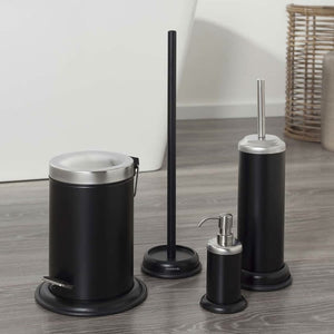 Sealskin Toilet Brush and Holder Acero Black 361730519