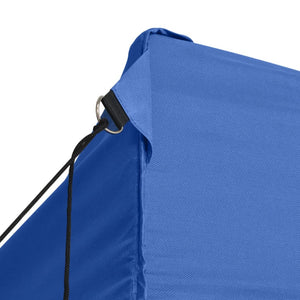 vidaXL Foldable Tent Pop-Up with 4 Side Walls 3x4.5 m Blue