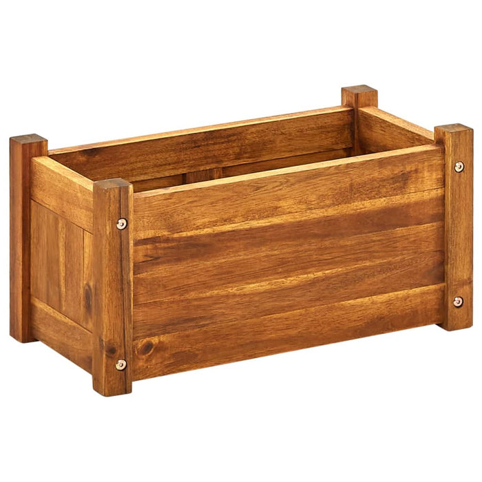 vidaXL Garden Raised Bed Acacia Wood 50x25x25 cm