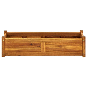 vidaXL Garden Raised Bed Acacia Wood 100x30x25 cm