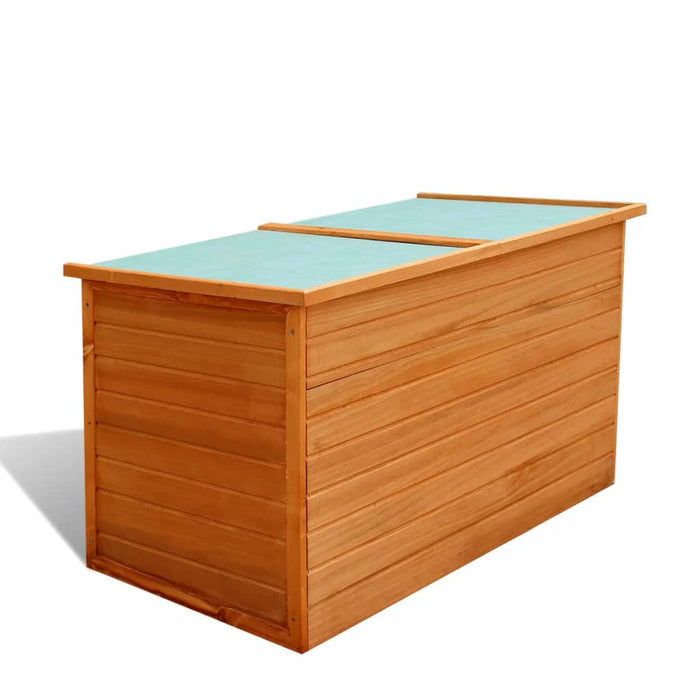 vidaXL Garden Storage Box 126x72x72 cm Wood