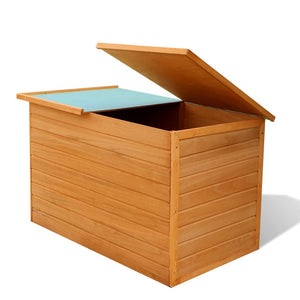 vidaXL Garden Storage Box 126x72x72 cm Wood