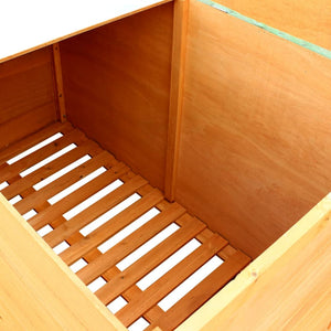 vidaXL Garden Storage Box 126x72x72 cm Wood