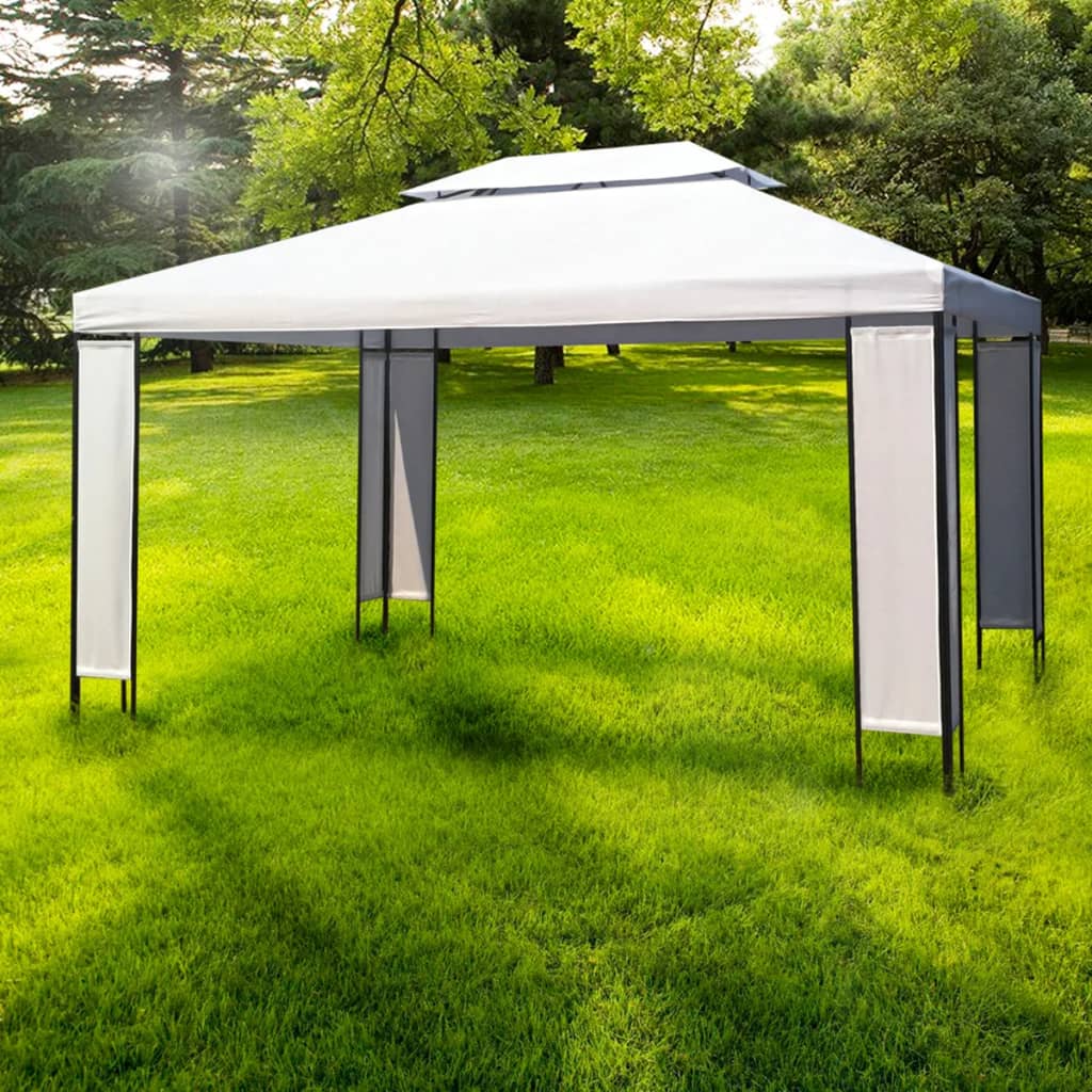 vidaXL Gazebo White 3x4 m