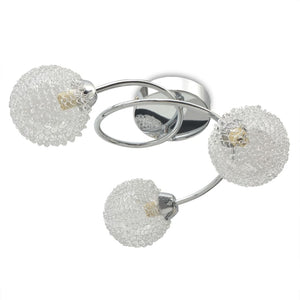 vidaXL Ceiling Lamp with 3 LED Bulbs G9 120 W