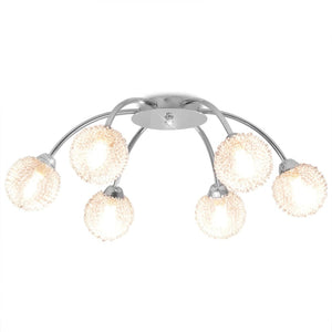 vidaXL Ceiling Lamp with 6 LED Bulbs G9 240 W