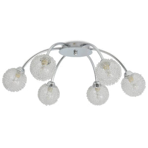 vidaXL Ceiling Lamp with 6 LED Bulbs G9 240 W