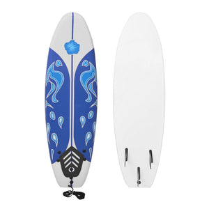 vidaXL Surfboard Blue 170 cm