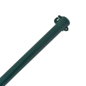 vidaXL Garden Posts 10 pcs 1 m Metal Green