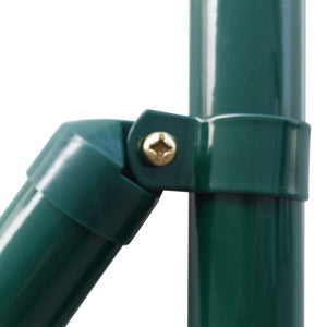 vidaXL Euro Fence Steel 10x1.7 m Green