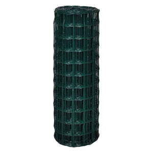 vidaXL Euro Fence Steel 25x1.7 m Green