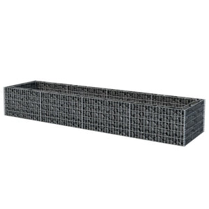 vidaXL Gabion Raised Bed Steel 360x90x50 cm