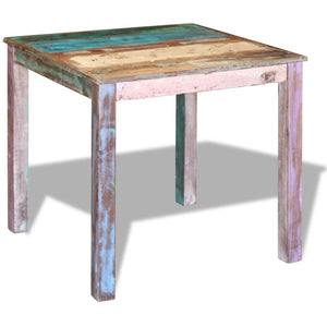 vidaXL Dining Table Solid Reclaimed Wood 80x82x76 cm