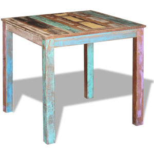 vidaXL Dining Table Solid Reclaimed Wood 80x82x76 cm