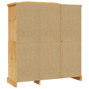 vidaXL Wardrobe Mexican Pine Corona Range 3 Doors