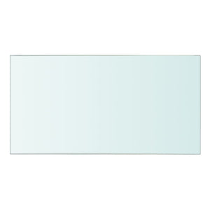 vidaXL Shelf Panel Glass Clear 30x15 cm