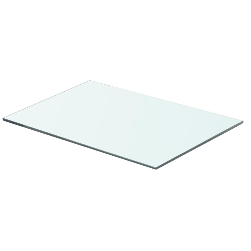 vidaXL Shelf Panel Glass Clear 50x30 cm