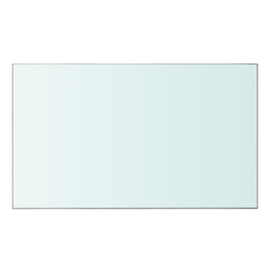 vidaXL Shelf Panel Glass Clear 50x30 cm