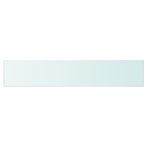 vidaXL Shelf Panel Glass Clear 70x12 cm