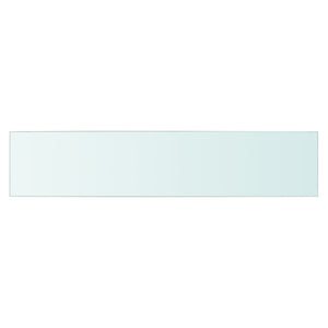 vidaXL Shelf Panel Glass Clear 70x15 cm