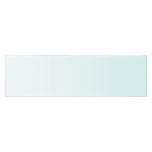 vidaXL Shelf Panel Glass Clear 70x20 cm