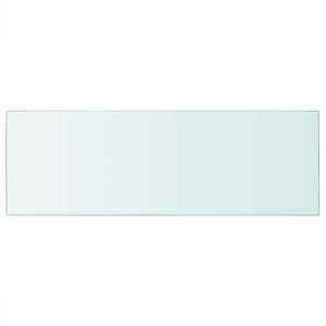 vidaXL Shelf Panel Glass Clear 70x25 cm