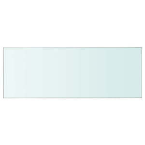 vidaXL Shelf Panel Glass Clear 80x30 cm