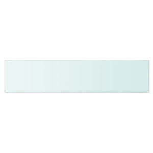 vidaXL Shelf Panel Glass Clear 90x20 cm