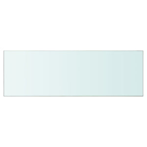 vidaXL Shelf Panel Glass Clear 90x30 cm