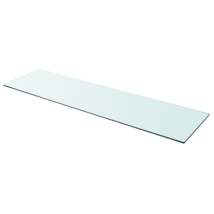 vidaXL Shelf Panel Glass Clear 110x30 cm