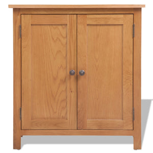 vidaXL Sideboard 70x35x75 cm Solid Oak Wood