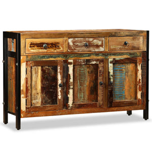 vidaXL Sideboard Solid Reclaimed Wood 120x35x76 cm