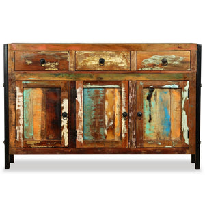 vidaXL Sideboard Solid Reclaimed Wood 120x35x76 cm