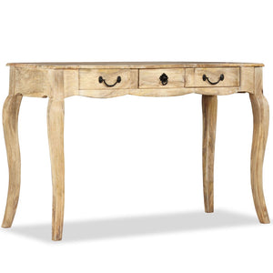 vidaXL Console Table Solid Mango Wood 120x50x80 cm