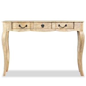 vidaXL Console Table Solid Mango Wood 120x50x80 cm