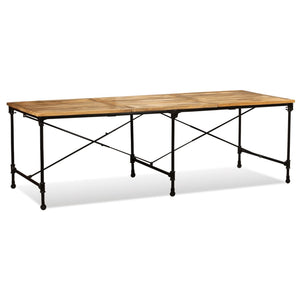 vidaXL Dining Table Solid Mango Wood 240 cm