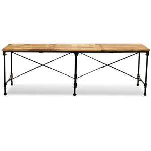 vidaXL Dining Table Solid Mango Wood 240 cm