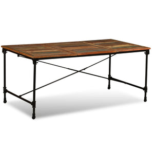 vidaXL Dining Table Solid Reclaimed Wood 180 cm