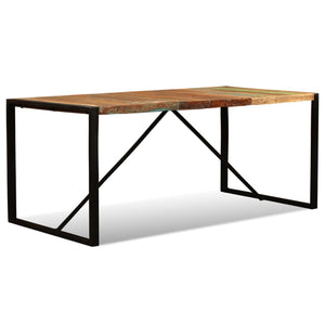 vidaXL Dining Table Solid Reclaimed Wood 180 cm