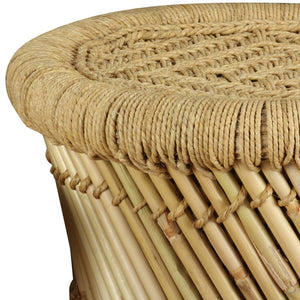 vidaXL Stools 2 pcs Bamboo and Jute