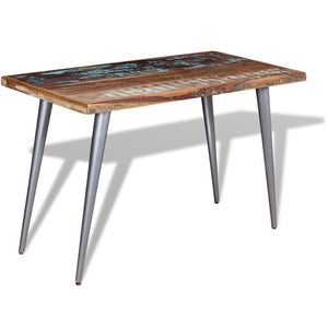 vidaXL Dining Table Solid Reclaimed Wood 120x60x76 cm