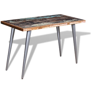 vidaXL Dining Table Solid Reclaimed Wood 120x60x76 cm