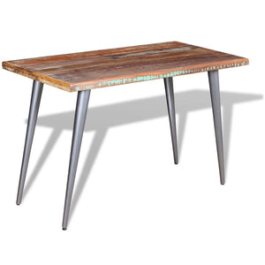 vidaXL Dining Table Solid Reclaimed Wood 120x60x76 cm