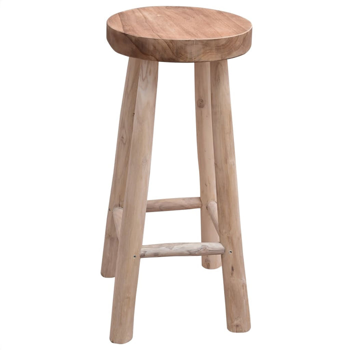 vidaXL Bar Stool Solid Teak Wood