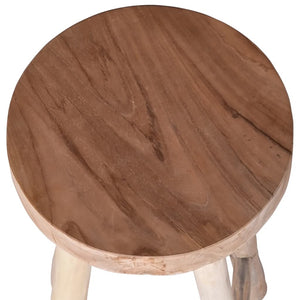 vidaXL Bar Stool Solid Teak Wood