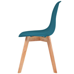 vidaXL Dining Chairs 6 pcs Turquoise Plastic