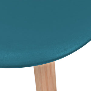 vidaXL Dining Chairs 6 pcs Turquoise Plastic