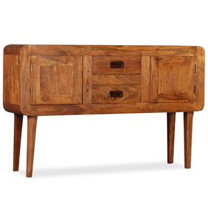 vidaXL Sideboard Solid Wood with Honey Finish 120x30x75 cm