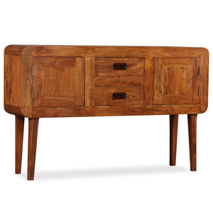 vidaXL Sideboard Solid Wood with Honey Finish 120x30x75 cm