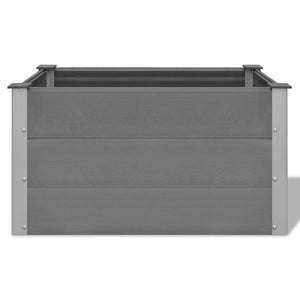 vidaXL Garden Raised Bed WPC 100x50x54 cm Grey